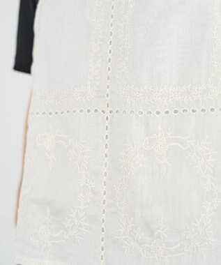 Green Parks 前後２ＷＡＹレース刺繍ビスチェ Ivory