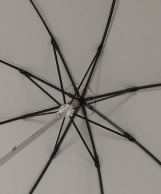 MOONBAT 【WEB限定】LANVIN en Bleu 晴雨兼用 折りたたみ傘 長傘(2WAY) プレーン×ロゴ刺繍 一級遮光 遮熱 UV キャメル