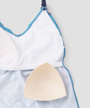 San-ai Resort（三愛水着楽園） ロングパンツセット水着　9M・11L　【Coral veil（コーラルヴェール）】 ブルー