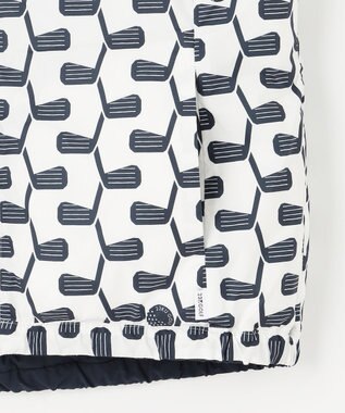 23区GOLF 【WOMEN】【撥水・ストレッチ】リバーシブル ダウンベスト ネイビー系