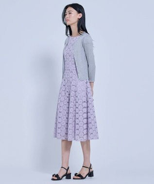 TOCCA ADORED LAME カーディガン シルバー系