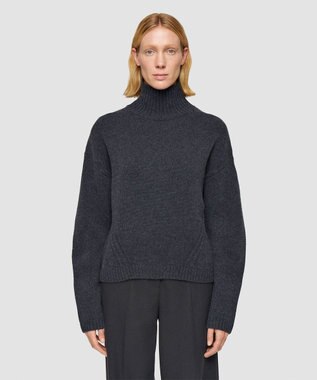 【洗える】リュクスカシミヤハイネックニット