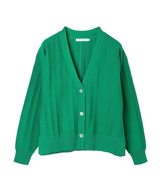 AMERICAN HOLIC 針抜きＶネックニットカーディガン Green