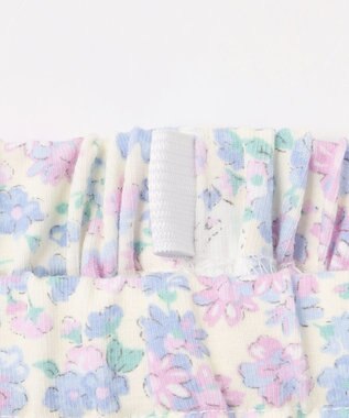 ANY KIDS 総柄フルレングス レギンス ネコ×花柄