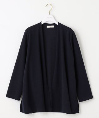 ANY SIS 【洗える】着流し カーディガン ネイビー