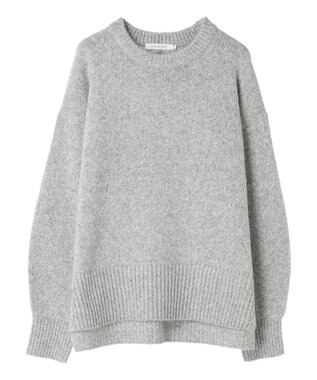 AMERICAN HOLIC サイドスリット袖ボリュームニットプルオーバー Light Gray Mixture