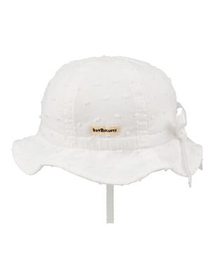 MIKI HOUSE HOT BISCUITS 【40-52cm】 チューリップハット(帽子) 白