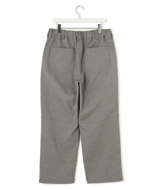 J.PRESS YORK STREET 【UNISEX】ウールライクイージーパンツ ライトグレー系
