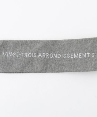 23区GOLF 【WOMEN】【日本製】ロゴ ニーハイソックス ライトグレー系