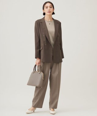 自由区 【洗える】シャイニールレックス ニット ベージュ