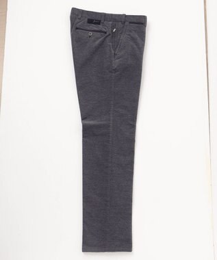 JOSEPH ABBOUD 【キングサイズ・ウエストも伸びる！/ストレッチ/暖かい/オーガニック】オーガニックカルゼストレッチ パンツ グレー系