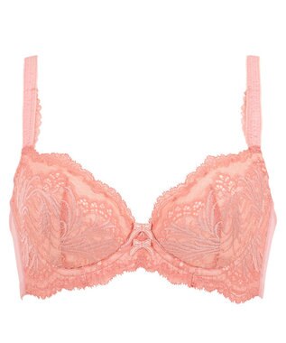 BRADELIS New York 【BRADELIS New York/ 育乳補整ブラ・STEP2 寄せる】ローズステップ2ブラ24A1  谷間を作ってキープする補正ブラ シェルピンク