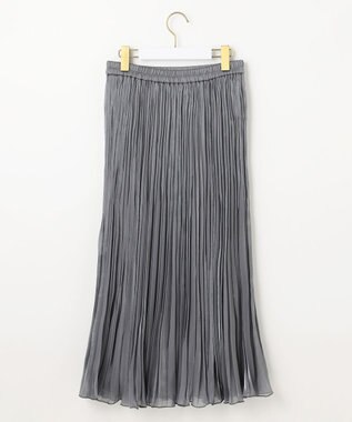 ANY SIS 【洗える】オーロラプリーツ スカート シルバーグレー