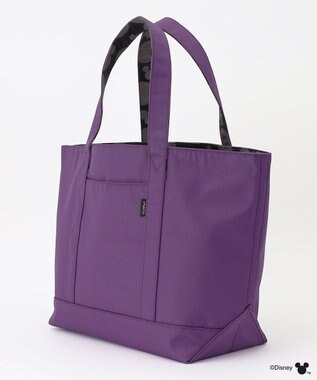 Y'SACCS 【Disney Collection】シルエットプリントトートバッグ　Mサイズ パープル