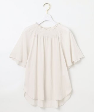 ANY SIS 【洗える】カッセンシャーリング ブラウス アイボリー系