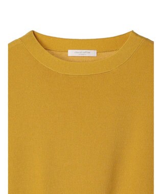 Green Parks 推しニット　フレンチスリーブニットプルオーバー Yellow
