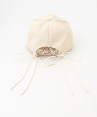 Feroux バックリボン キャップ アイボリー系