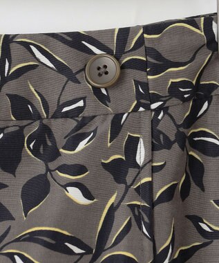 J.PRESS LADIES S 【洗える】ボタニカルプリント スカート カーキ系5