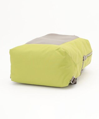 Y'SACCS ナイロン×リサイクルレザー　コンビマルチリュック ライトグリーン