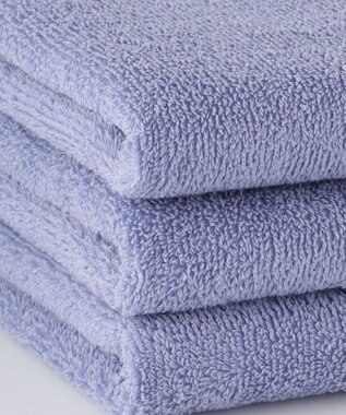 UCHINO 速乾からり　ビッグフェイスタオル　3枚セット ブルー