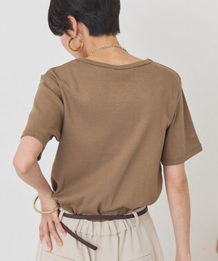AMERICAN HOLIC 【2点セット】半袖Tシャツ＋チュールビスチェ Mocha