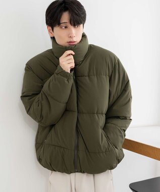 WEGO 【ユニセックス着用ITEM】パデッドブルゾン カーキ