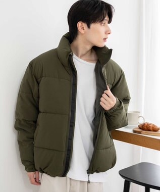 WEGO 【ユニセックス着用ITEM】パデッドブルゾン カーキ