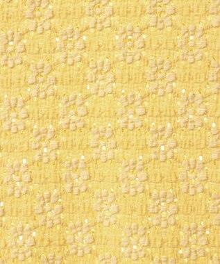 CRAFT STANDARD BOUTIQUE 花柄レースシャーリングプルオーバー Yellow