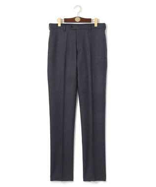 J.PRESS MEN 【ウォッシャブル可】トリートメントウール ストレッチフランネル スラックス グレー系