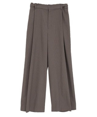 earth music&ecology 【2WAY】ウエストタブタックパンツ Check