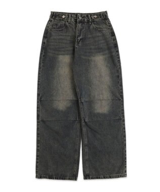 WEGO パラシュートデニムパンツ デニム淡加工色