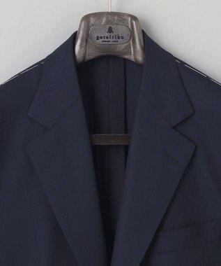 GOTAIRIKU 裏なしにアップデート【御幸毛織/オリジナル素材】Super130’S 定番 ホップサックブレザー(25年モデル) ネイビー系