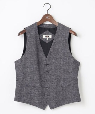 JOSEPH ABBOUD 【イージーケア・多機能】人気 ライトウェーブ ベスト ライトグレー系3