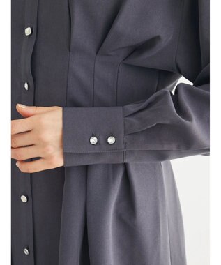 Green Parks ・ＥＬＥＮＣＡＲＥ　ＤＵＥ　ウエストタックワンピース Charcoal Gray