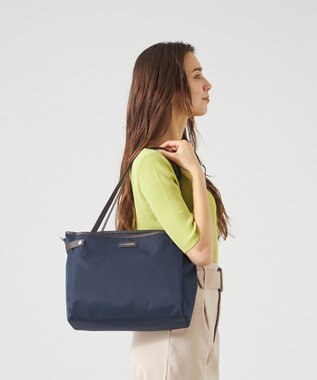 LA BAGAGERIE 【撥水ナイロン】ベーシックA4トート ネイビー