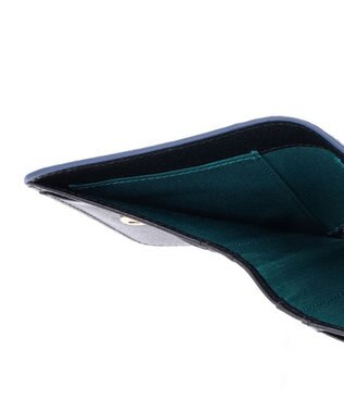 LANVIN en Bleu リム 二つ折りコンパクト財布 ブラック