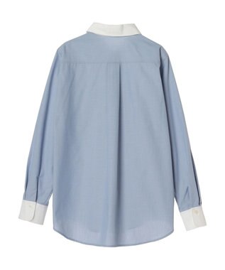 earth music&ecology クレリックシャツ Sax