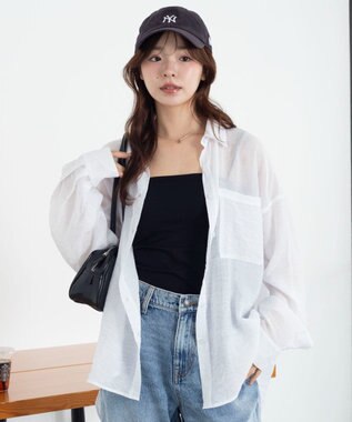 WEGO 【2026年春夏新作】シアーシャツ