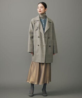 自由区 【カタログ掲載】ウールラメミックス ストール ブラウン