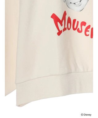 Green Parks ミッキーマウス・クラブ／フェイス裏起毛プルオーバー Light Beige