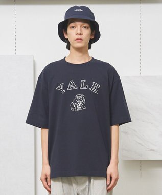 J.PRESS YORK STREET 【UNISEX】YALEブルドックプリント Tシャツ