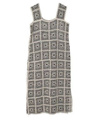 Green Parks ■ＥＳＣＡＲ　クロシェレースワンピース Black