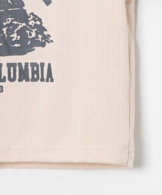 WEGO リブショートCOLOMBIAT ホワイトアイボリー