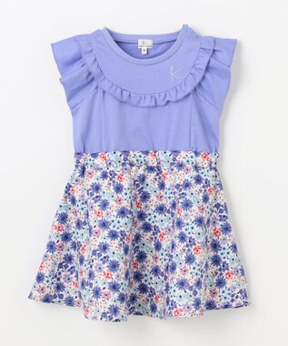 組曲 KIDS 【90-100㎝】サマーフラワー ワンピース