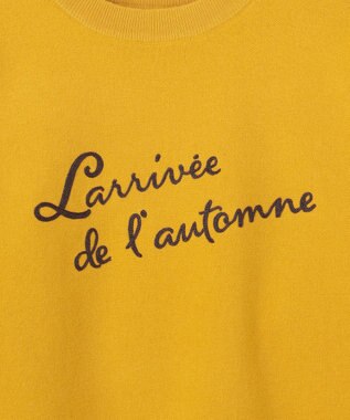 ANY 刺繍ロゴニット マスタード