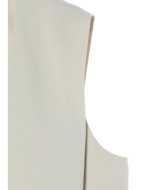 AMERICAN HOLIC 丈違いニュアンスベスト Light Beige