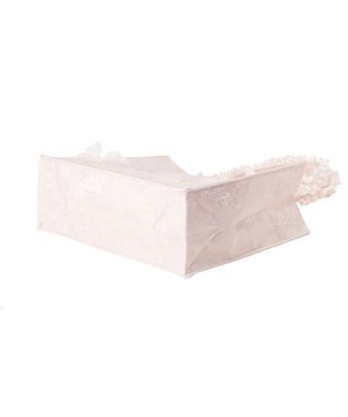 Maison de FLEUR レースリボンフリルハンドルスクエアトートMバッグ Light Pink