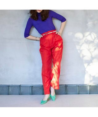 MODE ET JACOMO <MODE ET JACOMO>レーザーカットバックルモチーフパンプス グリーン