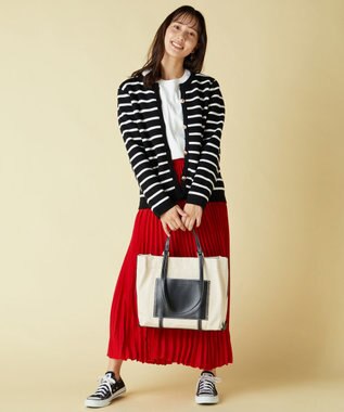 LA BAGAGERIE 【veganview】w handle canvas tote ブラック