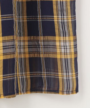 自由区 【WEB限定】シアーチェック ギャザースカート ネイビー系5